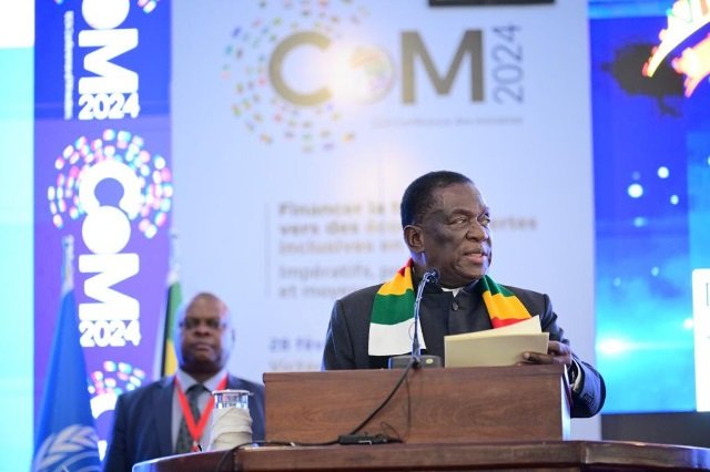 Lors du COM 24, le Président du Zimbabwe a appellé a des stratégies plus innovantes pour le financement durable et inclusif ce l'économie verte